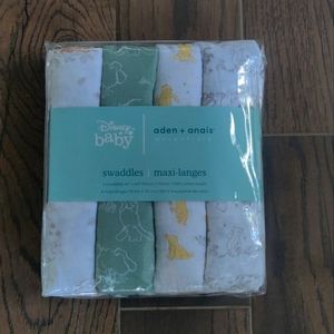 Disney Baby Swaddles Winnie the Pooh 4pk